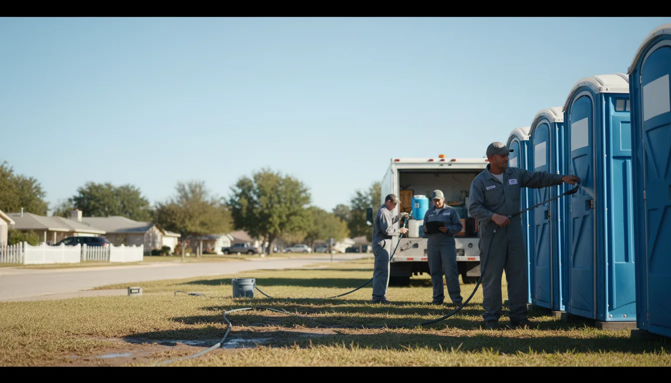 Long-Term Portable Toilet Rental in Fort Polk, LA near me